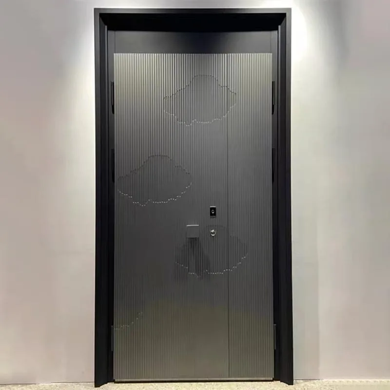 耐火鋳造アルミニウム親子ドア