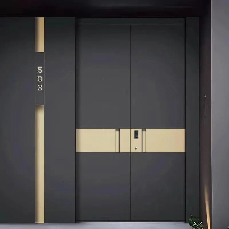 Soundproof Thermal Insulated Cast Aluminum Door